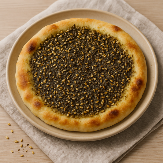 Pain au Zaatar Maison
