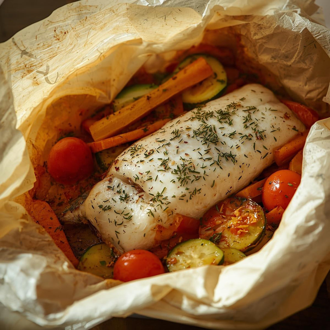 Papillote de poisson Solstice