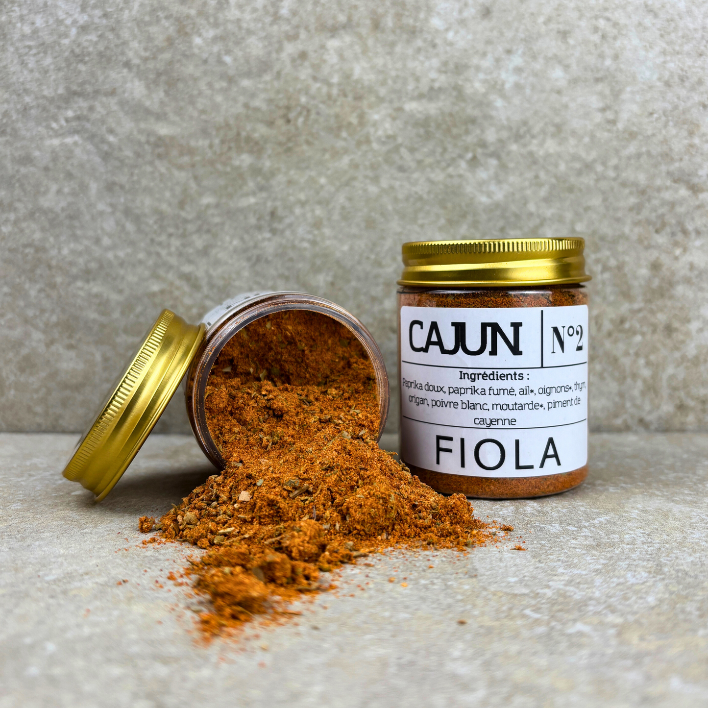 Mélange d’épices Cajun de Louisiane pour crevettes, poulet – N°2 | Fiola